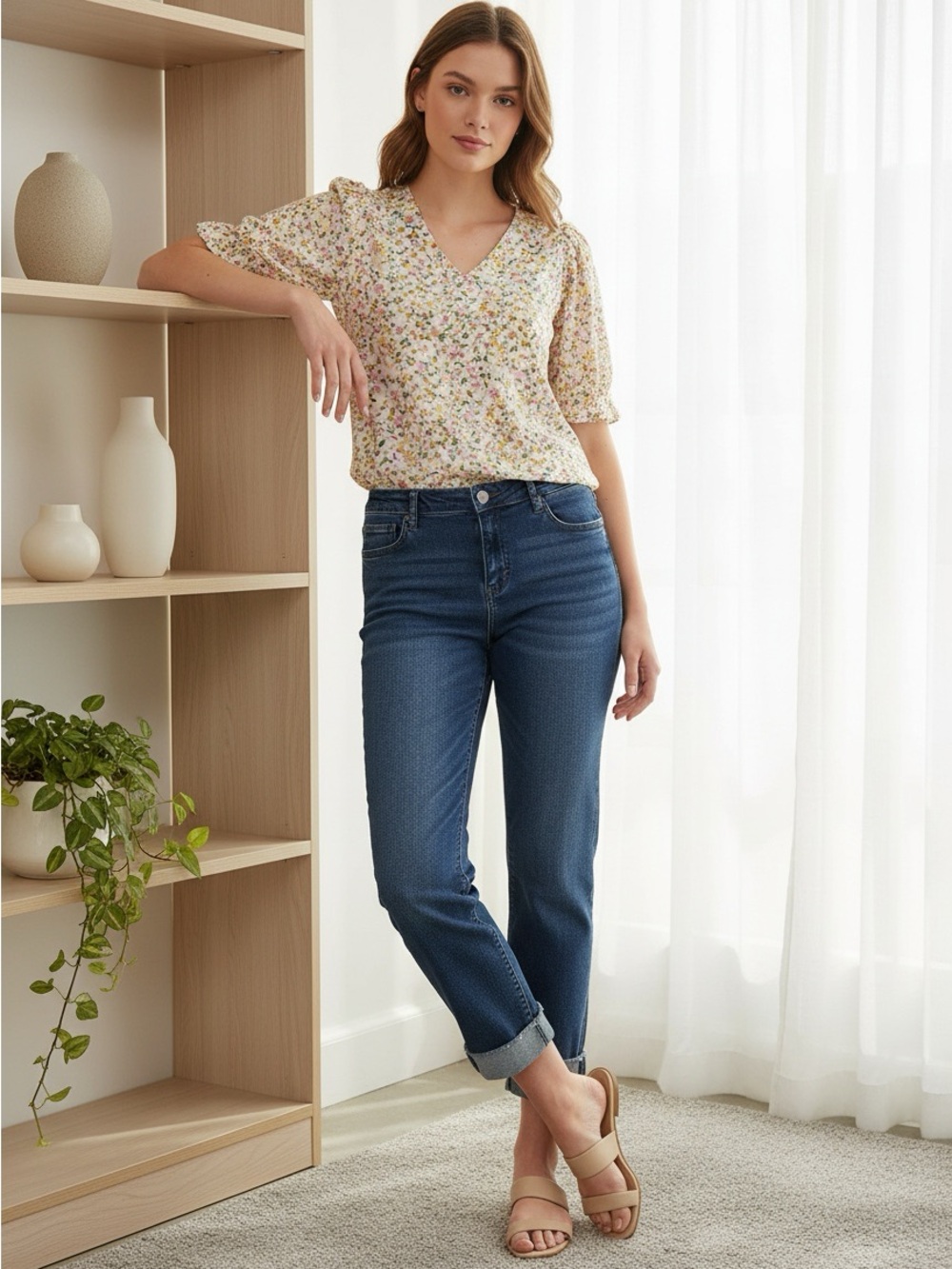 Kut from the Kloth Women’s  Ankle Straight Leg Blue Jeans Size 12